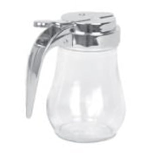 Thunder Group GLTWSY014 Syrup Dispenser with Cast Zinc Top, 14-Ounce, Pack of 2