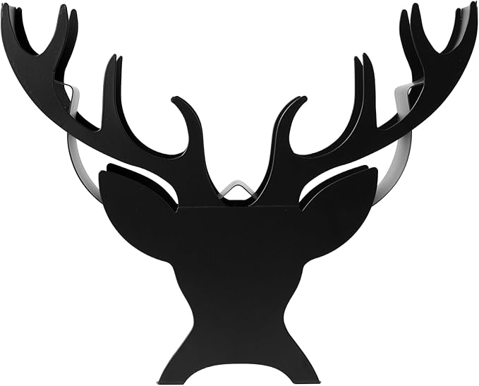 Antler Animal Decorative Toilet Paper Holder Stand,Metal FreeStanding Toilet Paper Holder for 8 Roll,Toliet Paper Roll Storage Organizer,Bathroom Farmhouse Decor Floor Accessories Rack