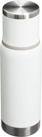 Stanley Adventure-To-Go Vacuum Bottle 17 oz | Wide Mouth with Leakproof Cup Lid | Keep Drinks Hot or Cold | Packable for Travel | Insulated Stainless Steel TherThermal Bottle os | BPA-Free | Frost