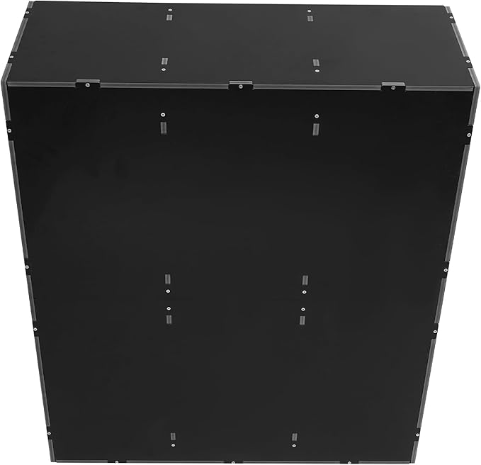 48 Compartments Literature Organizer, PVC Mail Sorter with Removable Shelves, 110 lbs Capacity Paper Storage Cabinet for Office Home Classroom, File Sorter for Document & Mail (Black)