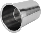 Tyenaza Stainless Steel Utensil Holder, Multipurpose Large Capacity Kitchen Utensil Holder,Utensil Crocks Organizer for Forks, Spoons, Knives, Kitchenware(Without Holes)