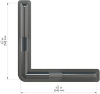Chia Whalen Post Insert Set, Gorilla Rack Replacement Parts, for COSTCO, SAMS Club, Full Set of Shelving Connectors, Feet, and Post Caps, 5-Shelf Heavy Duty Steel Shelving Unit