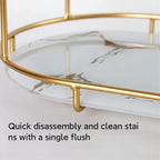 Gold Storage Rack, Bathroom Table Shelf, Perfume Tray, Beautiful Appearance, Super Capacity, Complete Your Daily Storage (QS-20-1) (QS-19-1)