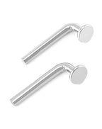 QWORK Pallet Rack Drop Pin, 50 Pcs M8x57mm Accessory Shelving System, Heavy Duty J Bolt Safety Universal Pins, Cross Beam Locker Drop Pin for Warehouse, Home