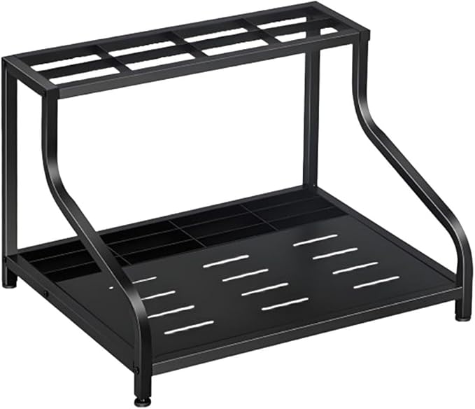 pistro Freestanding Ski Storage Rack for Garage, Heavy Duty Carbon Steel Floor Stand Holds 4 Pairs of Skis, Poles, Boots & Helmets