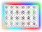 Pegboard Wall Organizer with Built-in RGB Ambient Lighting Strip, White Peg Board with Hooks for Office, Kitchen, Gaming Room, Desk Storage Display Rack, 2PCS 22 * 14.8 inch