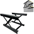 Koova Dual Rail Heavy Duty Overhead Garage Storage System - Stacking Overhead Storage Rails, Made in USA, Easy Installation, Hardware Included, Tote Bin Storage Solution