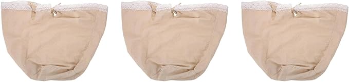 LOGOFUN 6PCS Removable Laundry Basket Liner Washable Cloth Insert Cover for Home Decor and Seasonal Parties Supplies - White & Brown