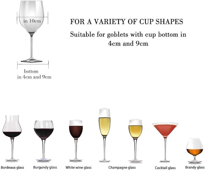 Wine Glass Rack - Under Cabinet Stemware Wine Glass Holder Glasses Storage Hanger 2 Pack Metal Organizer for Bar Kitchen 5 Rows Gold