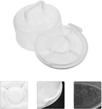 Hemoton Reusable Cake Box 9.84X8.26X5.11 Inch Portable Cake Carrier with Lid and Handle for Bread Storage and Transport