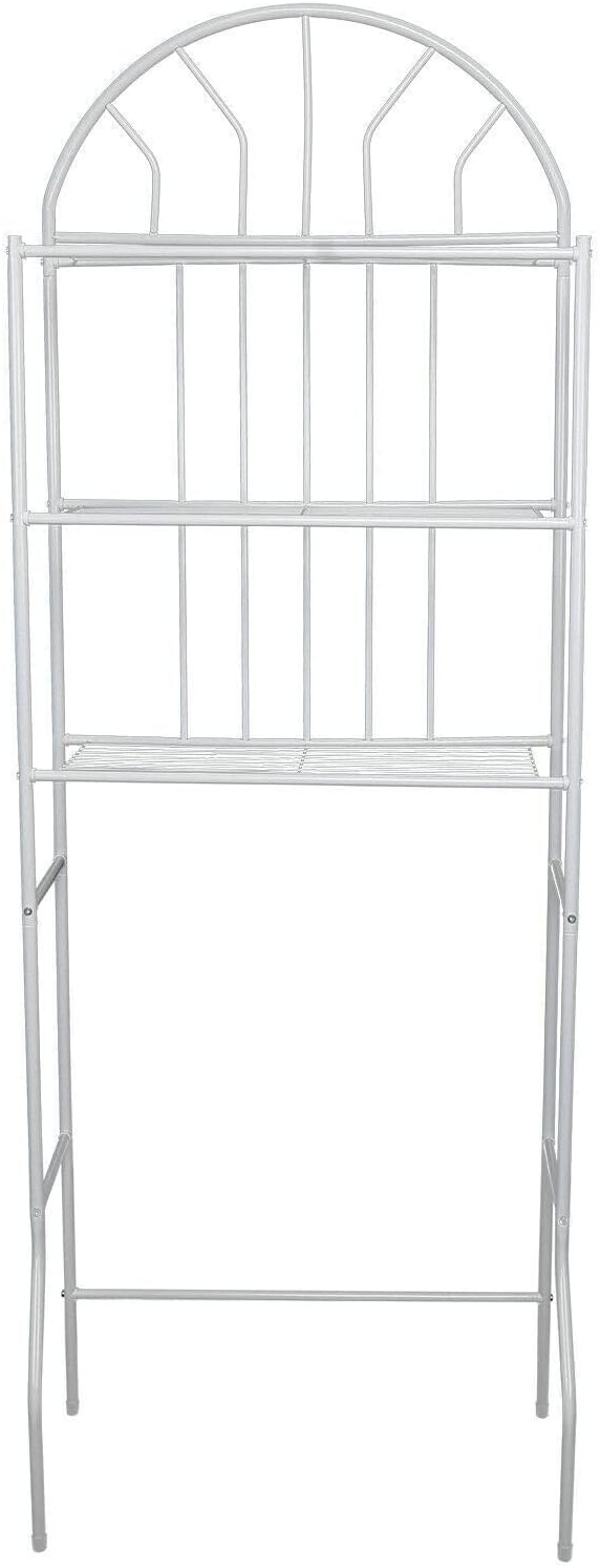 MOCHAG Over The Toilet Storage Shelf, 3-tier Over Toilet Bathroom Organizer Rack, 66lbs Load Capacity, Freestanding Space Saver Bathroom Storage Shelves for Home Bathroom Laundry, 24.8*13.4*69.7in