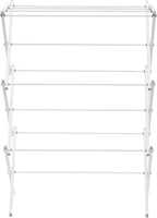 Household Essentials White 5119-1 Indoor Metal Clothes Drying Rack for Laundry