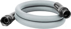 Flexzilla Colors Lead-In Garden Hose 5/8in. x 5ft., Lightweight All-Weather Water Hose, Durable and Flexible, Leak-Free Connections, Slate Gray