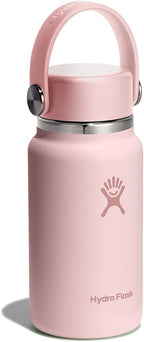 Hydro Flask Micro Bottle - Insulated Mini Leak Proof Flask for Purse or Pocket in 6.7 Oz Trillium Pink