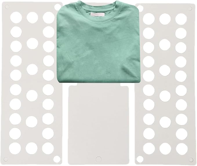 Shirt Folding Board, T Shirt Clothes Folder Board Laundry Sorter Helper Liner - Shirts Folding Boards Laundry Organizer Easy and Fast for Kid and Adult - Foldable Tool for Home Storage