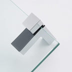 KES Bathroom Tempered Glass Shelf 14" 8MM-Thick Wall Mount Rectangular, Polished Chrome Bracket, BGS3201S35