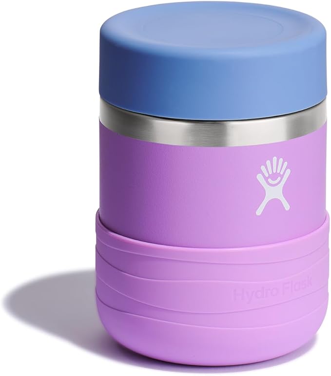 Hydro Flask Insulated Food Container - Snack Container for Kids and Lunch Box - 12 Oz Food Jar in Anemone Purple