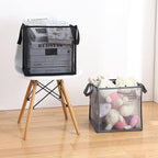 SOUJOY 4 Pack Popup Laundry Hamper, Collapsible Mesh Laundry Baskets with Handles, Foldable Clothes Hamper, Easy to Open, Portable for Laundry Storage, Kids Toy, College Dorm or Travel