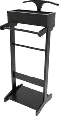 Bitodd Suit Rack, Cape Rack, Floor Standing Coat Rack, Clothes Valet Stand for Men, Modern Minimalist Silhouette Coat Rack for Storing Men'S and Women'S Suits, Pants, Neckties (Black)