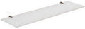 Gedy Shelves Ultralight Glass Bathroom Shelf, Chrome, 24"