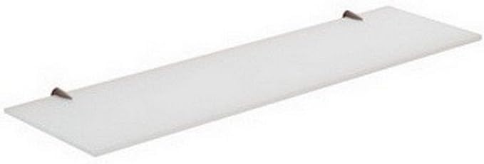 Gedy Shelves Ultralight Glass Bathroom Shelf, Chrome, 24"