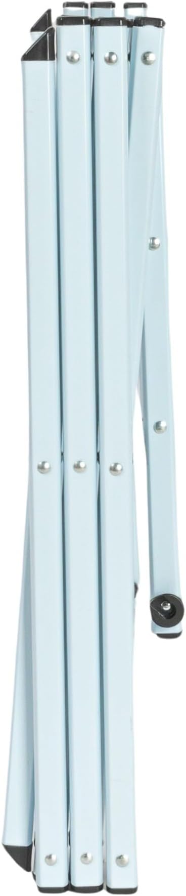 Household Essentials Folding Clothes Drying Rack with Strong Steel Frame and 11 Coated Dowels, White