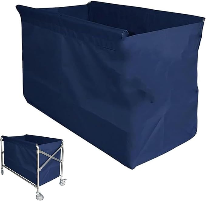 Laundry basket liner, Laundry cart liner bag,Removable Liner Bag For Rolling Basket, Oxford Cloth Storage Bags, Hotel Room Work Trolley Replacement(B,80x53x65cm/32x21x26in)