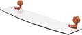 Allied Brass Venus Collection Glass Shelf with Smooth Accents