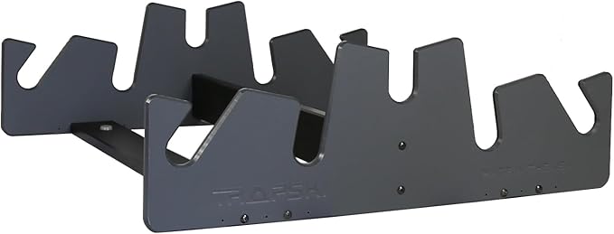 TRAPSKI Lowpro Series Ski and Snowboard Rack Inserts for Rooftop Cargo Box Marine Grade HDPE Plastic | Premium Strap Included | 3 Year Warranty | Made in the USA (LOWPRO5-XL)