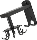 Rotatable 8-Claw Kitchen Utensil Hooks Black Space Aluminum Alloy 360-degree Swivel Wall-Mounted Sundries Organizer for Measuring Cups and Spoons