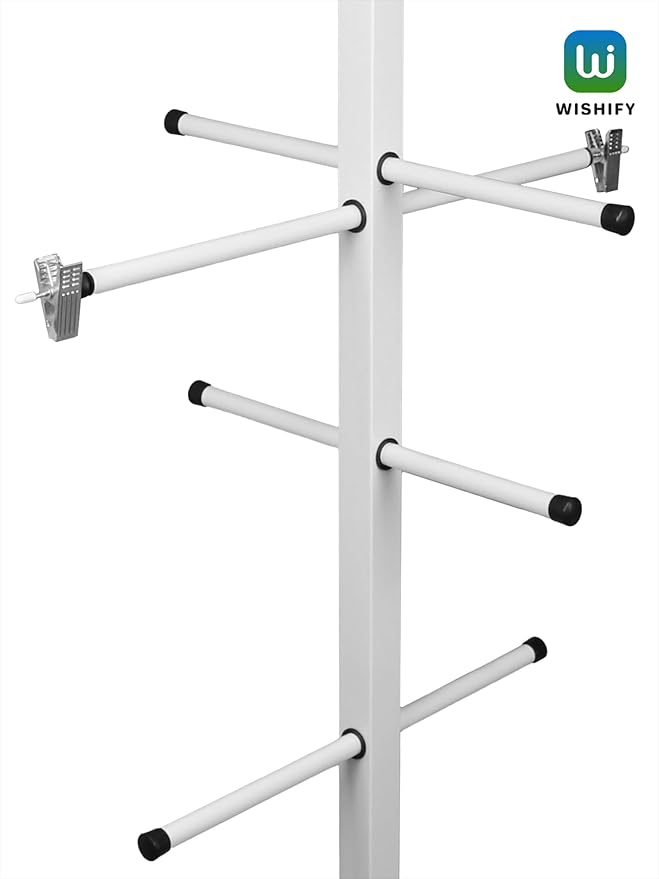 Hockey Gear Dryer Rack – Heavy Duty Metal Sports Equipment Drying & Storage Stand for Hockey, Football, Lacrosse Gloves, Pads, Helmets – Vertical Space-Saving Organizer