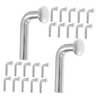 50pcs Heavy Duty Pallet Rack Safety Clips 8mm J Clips for Warehouse Storage Zinc-Plated for Pallet Racking Accessories