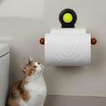 Cat & Dog Proof Toilet Paper Holder,Toilet Paper Protector Cover, Pet-Proof TP Guard Armor, TP Roll Holders,Prevents Pulling and Chewing (White)