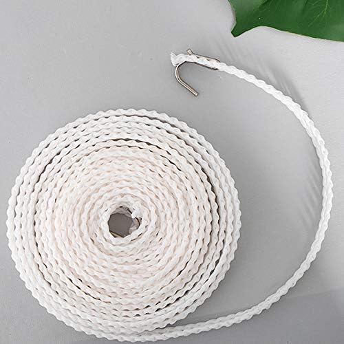 Clothesline 5m 1.64ft Length 2 Pack Camping Red White Clothes Drying Rope Portable Windproof Travel for Indoor Outdoor Laundry