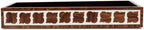 Handicrafts Home wood small tray, 10x6 Towel Tray, Guest Towel Holder, Decorative Napkin Holder, Bathroom Countertop Storage,Handmade Rectangular Vanity Tray for Bathroom Countertop-Yinyang collection