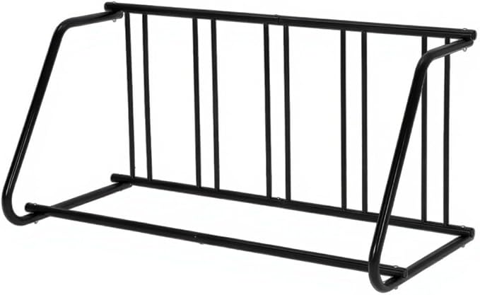 Floor Bike Rack,Single-Side 5-Bike Rack 60" L,Grid Bike Rack In Ground,Freestanding Bicycle Floor Parking Stand,Stand Bike Racks for Garages Streets Yards Bike Events