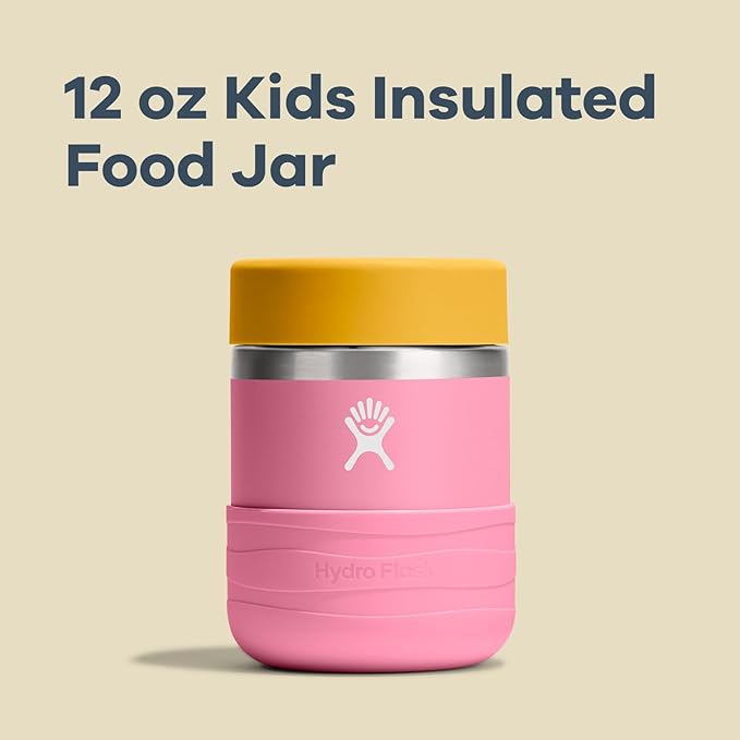 Hydro Flask Insulated Food Container - Snack Container for Kids and Lunch Box - 12 Oz Food Jar in Anemone Purple