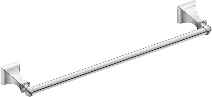 Moen DN8324CH Retreat Collection 24-Inch Bathroom Single Towel Bar, Chrome