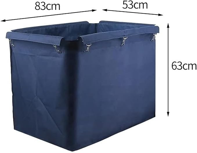 Waterproof Liner Bag for Rolling Laundry Basket, Replacement Liner for Commercial Laundry Cart, Detachable Storage Bag