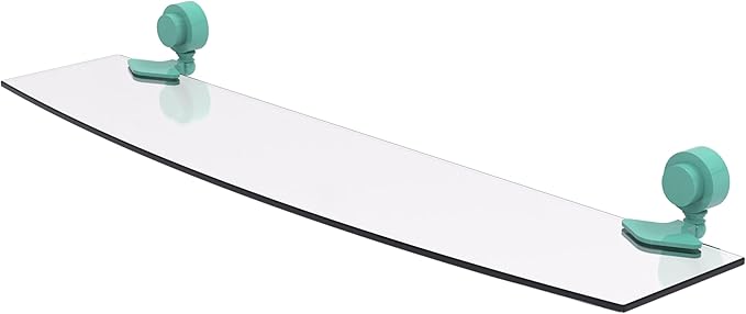 Allied Brass Venus Collection Glass Shelf with Smooth Accents