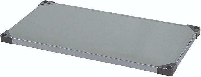 Quantum Storage Systems 2154SS Solid Add-On Shelf Stainless Steel 54" W x 21" D