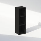 Furinno Reed 3-Tier Closet Organizers and Storage, Closet Organizer, Open Shelf Closet Storage, for Wardrobe, Bedroom, Living Room, 10-Inch Width, Blackwood