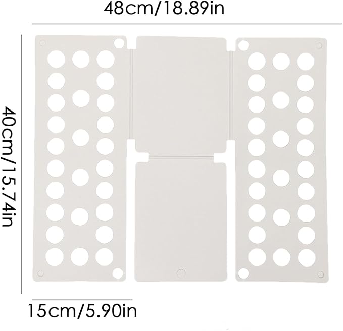 Shirt Folder Board, Laundry Sorter Helper Liner, Clothes Folder Folding Board, Laundry Organizer for Home Dorm Travel Adults Clothing