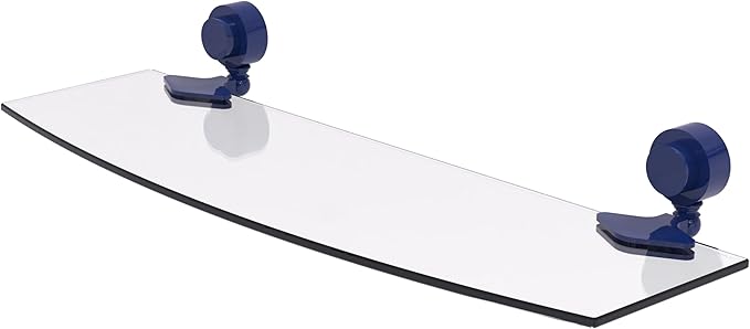 Allied Brass Venus Collection Glass Shelf with Smooth Accents