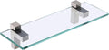 KES Bathroom Shelf, Tempered Glass Shelf 14 Inch 8MM-Thick Wall Mount Rectangular, Brushed Nickel Bracket, BGS3201S35-2