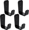DOITOOL 2 Sets Hockey Stick Display Holder Horizontal Golf Club Display Rack Wall Mount Ski Poles Stands Hanger for Home Office Wall Black
