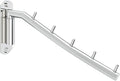 Alise Swing Clothes Hanger Rack,Garment Racks Wall Mount Clothes Bar-Hanger Holder Hooks Heavy Duty Folding Drying Rack Space Saving Clothing Hanging System Closet Storage Organizer,Chrome