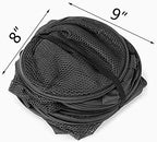 2 pop-up Laundry Hamper, Foldable mesh Laundry Baskets (Each with 2 Reinforced Handles), Black ……