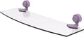 Allied Brass Venus Collection Glass Shelf with Smooth Accents