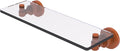 Allied Brass Washington Square Collection Glass Vanity Shelf with Beveled Edges